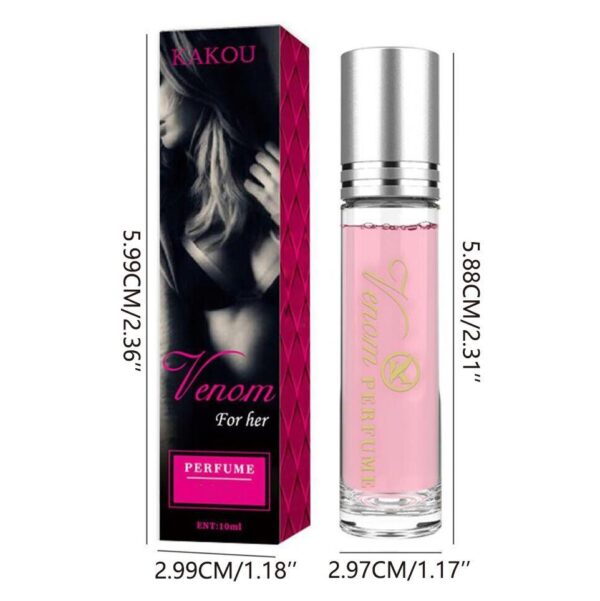 Women's 10ml Portable Pheromone Roller Perfume, Fresh, Natural, Elegant And Long-lasting Fragrance, Suitable For Dating, Travel And Parties In 2025 - Image 4
