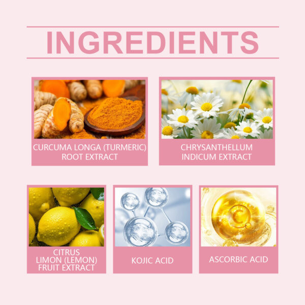Eelhope Turmeric Kojic Acid Cleansing Gasket Gently Cleanses Facial Skin Pores, Moisturizes And Refreshes Skin Care - Image 2