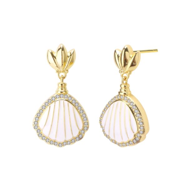 European And American Earrings Ocean Series Earrings Shell - Image 3