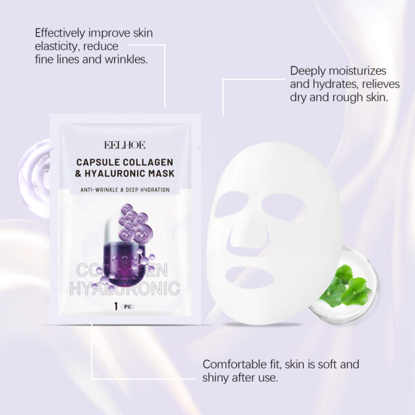 EELHOE Collagen Mask Pack Hydrating Moisturizing Lifting Facial Skin Moisturizing Skin - Image 3