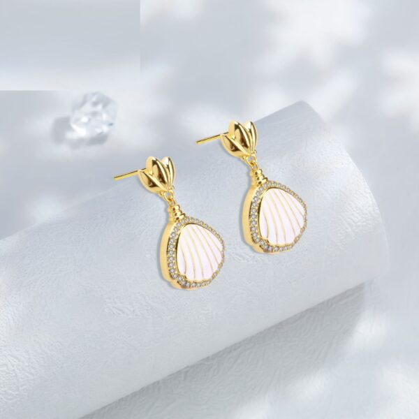 European And American Earrings Ocean Series Earrings Shell - Image 2