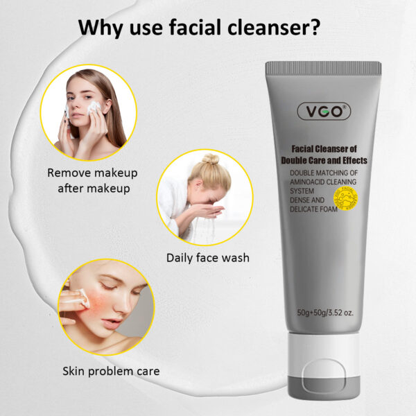 Facial Cleanser Of Double Care And Effets - Image 6