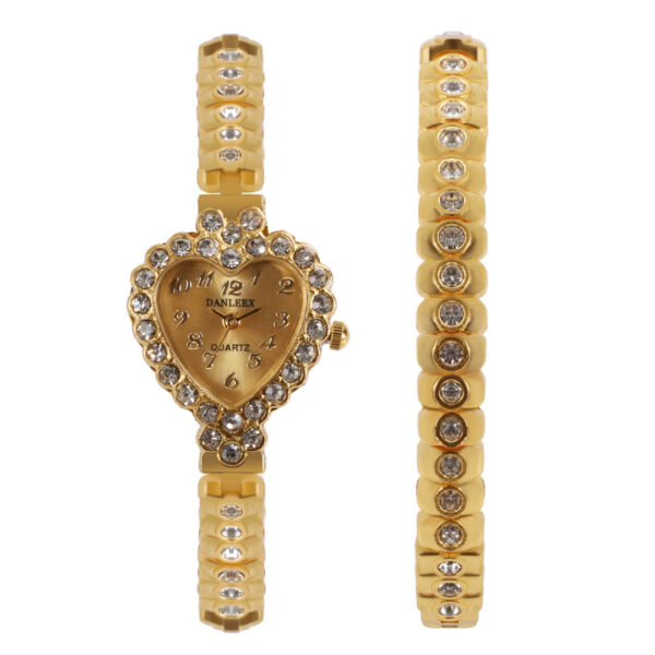 Fashion Personalized Diamond Women's Watch Heart-shaped Rhinestone - Image 3