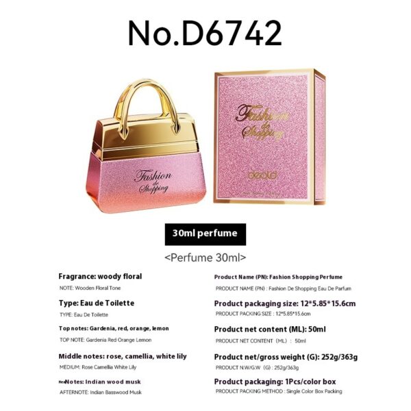 Long-lasting Light Perfume Fragrant Niche Women's Messenger Bag Wooden Floral Perfume - Image 4
