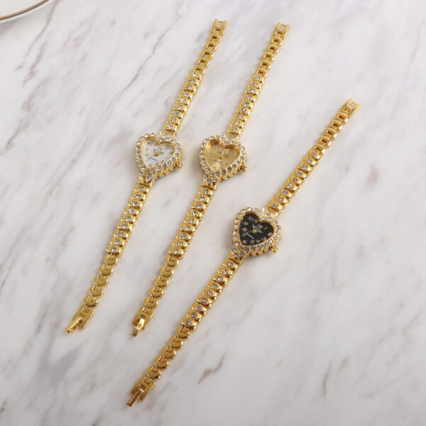 Fashion Personalized Diamond Women's Watch Heart-shaped Rhinestone - Image 7