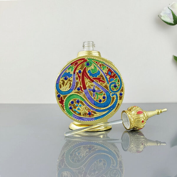 Vintage Perfume Glass Bottle Embroidery - Image 4