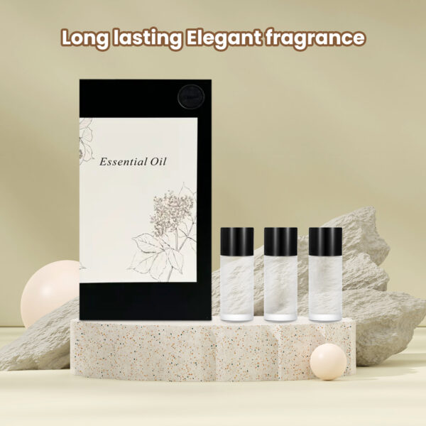 Car Air Fresheners -3x10ML Natural French Perfume Lasts 45 Days, Portable Waterless Car Diffuser Air Freshener Car Aromatherapy Diffuser, Adjust Concentration Scent - Image 7