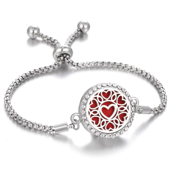 2024 New Kaleidoscope Aromatherapy Bracelet Perfume Essential Oil Diffuser Locket Bracelet Charms Women Aroma Diffuser Jewelry - Image 10