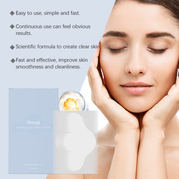 Hoygi Salicylic Acid Nose Care Patch Gently Cleanses The Skin, Oily Blackheads, Pimples, Fine Pores, And No Tightness - Image 3