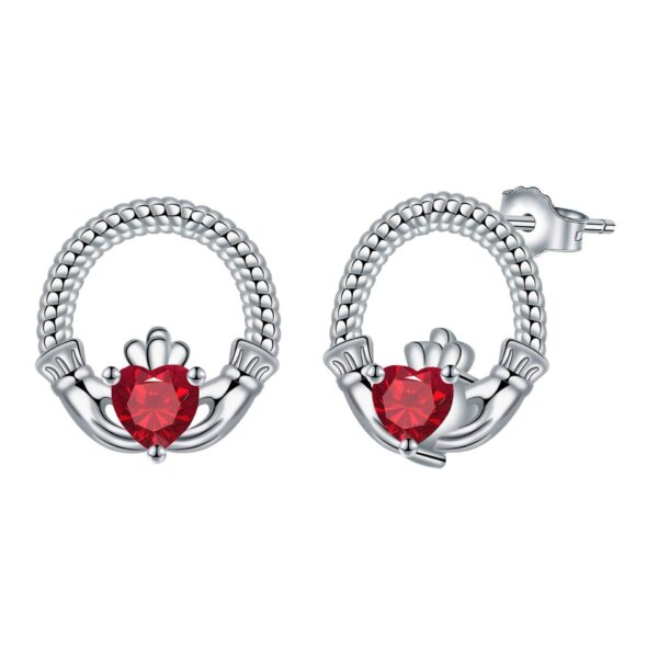 Simple Crown Ear Studs Mother Female Earrings - Image 3